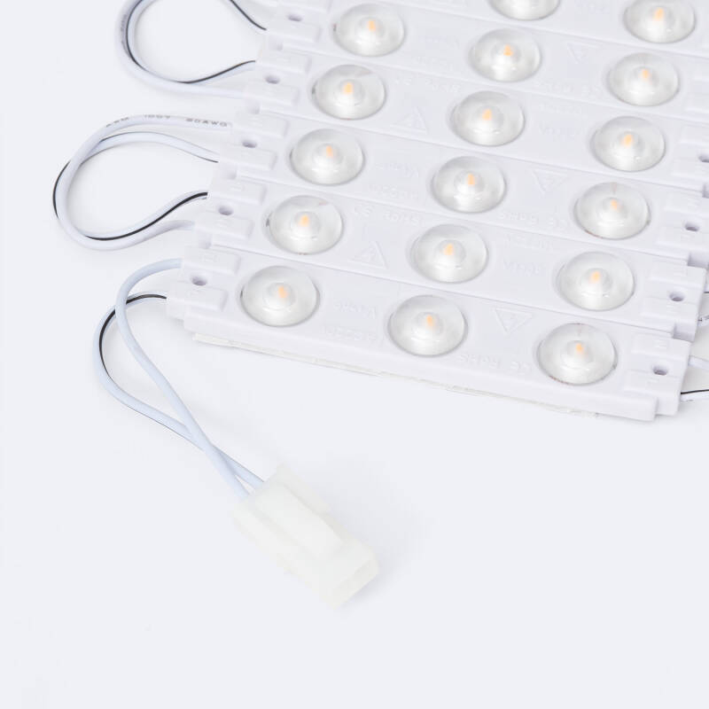 Módulo LED 20 Peças 40W IP65 220V AC para Cartazes Publicitários 2.5m