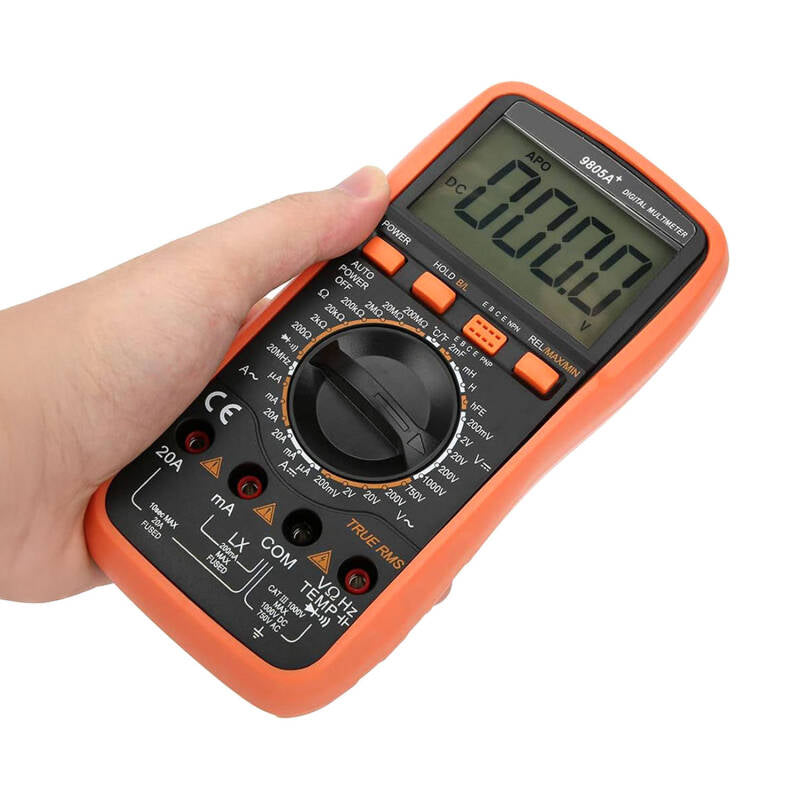 Multímetro Digital Básico Multi Tester 1000V AC/DC 20A AC/DC