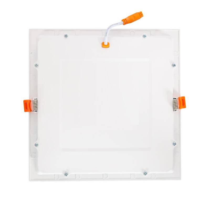 Placa LED 16W CCT Seleccionável Quadrada Slim Microprismático LIFUD (UGR17) LIFUD Corte 150x150 mm