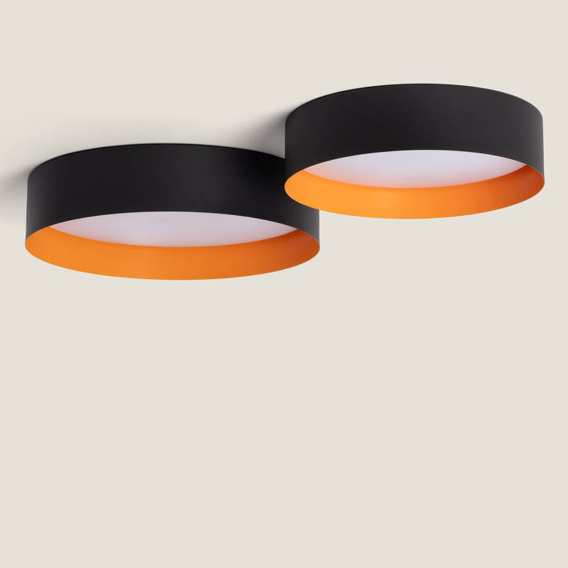 Plafón de Teto LED 40W em Aço Talagapa L Ø500 mm