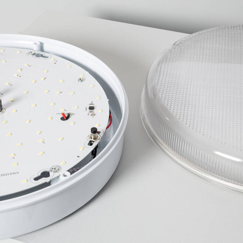 Plafon LED 24W Circular para Exterior Ø285 mm IP65 com Luz de Emergência Não Permanente Hublot
