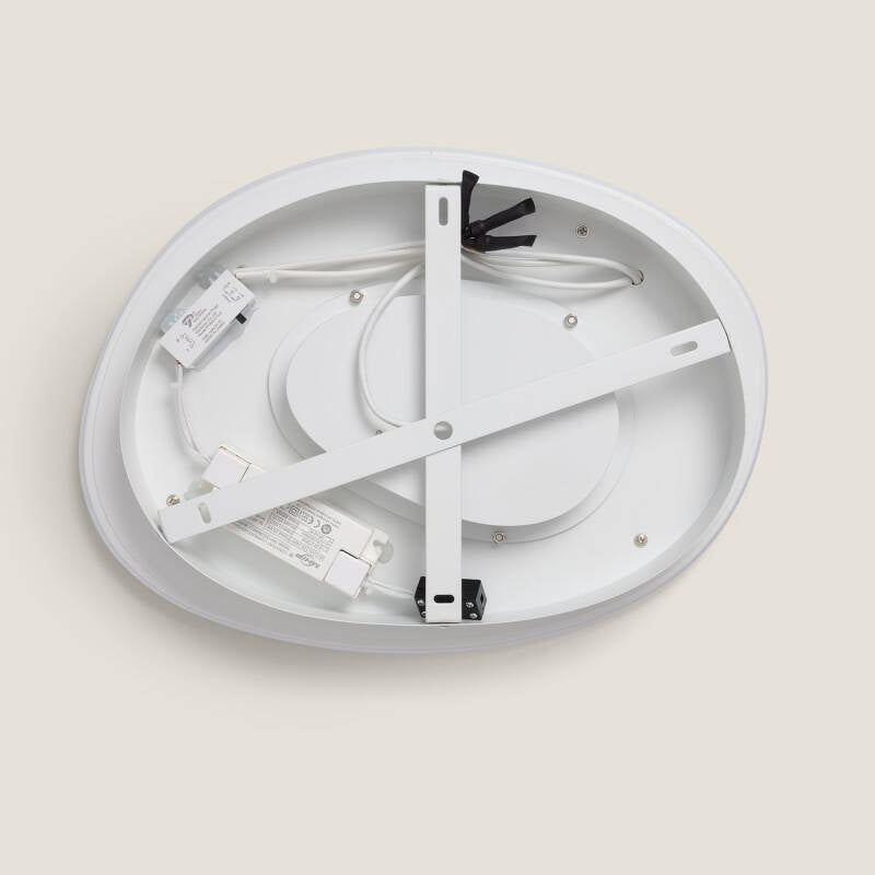 Plafon LED 28W Metal CCT Seleccionável Zarek Ø400 mm