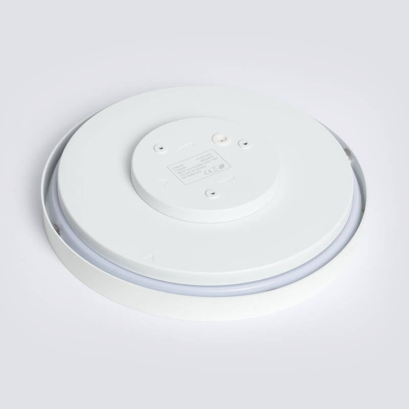 Plafon LED para Exterior 18W Circular com Detector de Movimento Radar com Comando IR Ø300 mm