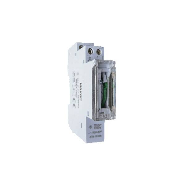 Interruptor Horário Modular Reserva 100h YX180 MAXGE