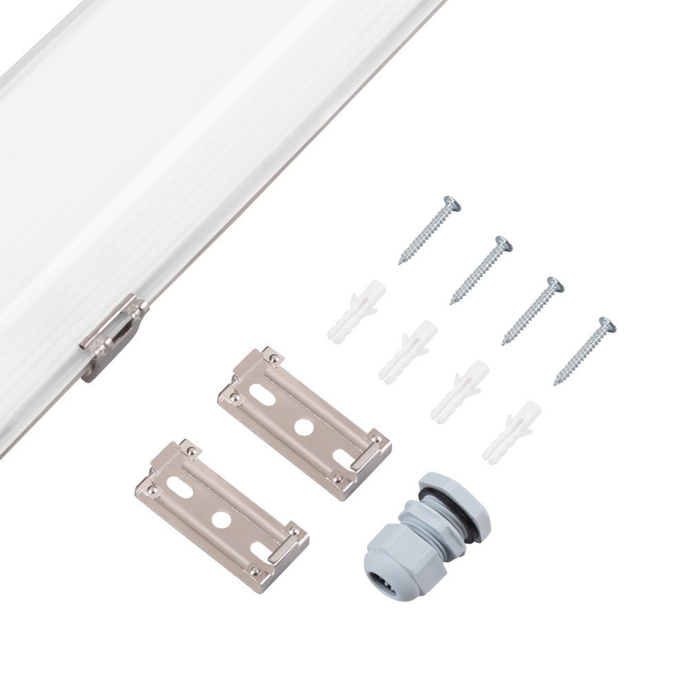 Kit de Emergência LED Impermeável e Interligável 60W 7200lm IP65 CCT (Temperatura de Cor Ajustável) 3000-6500K 110º Tridônico Re