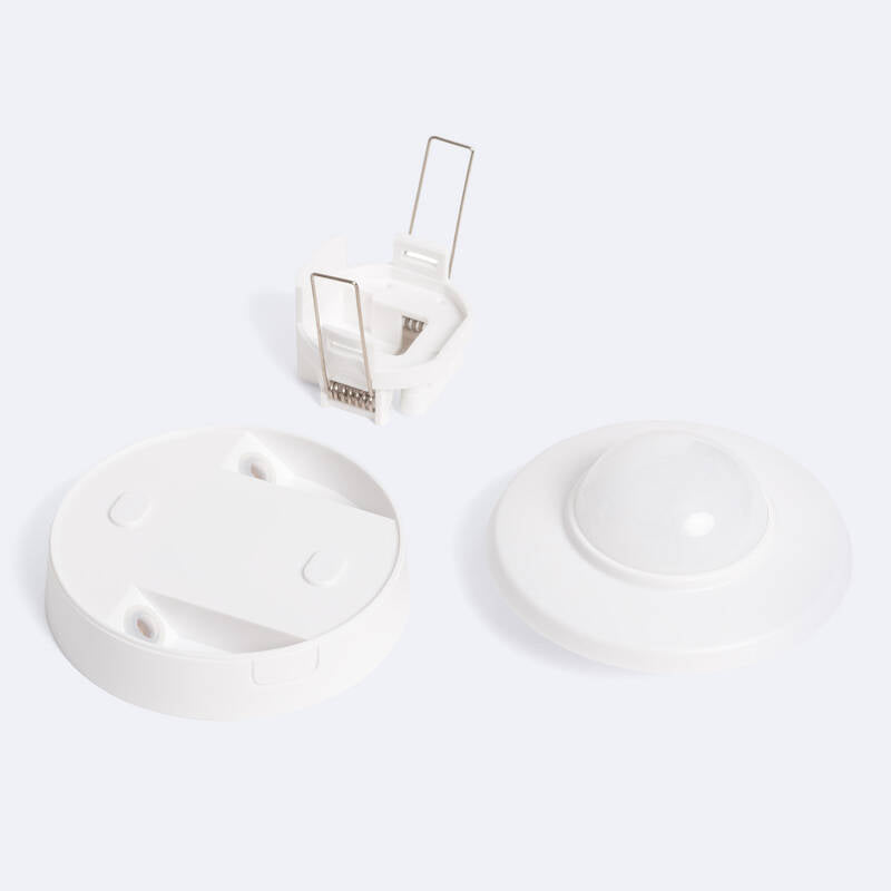 Sensor de Movimento PIR Crespuscular 360º de Superfície/Encastrável Exterior IP54