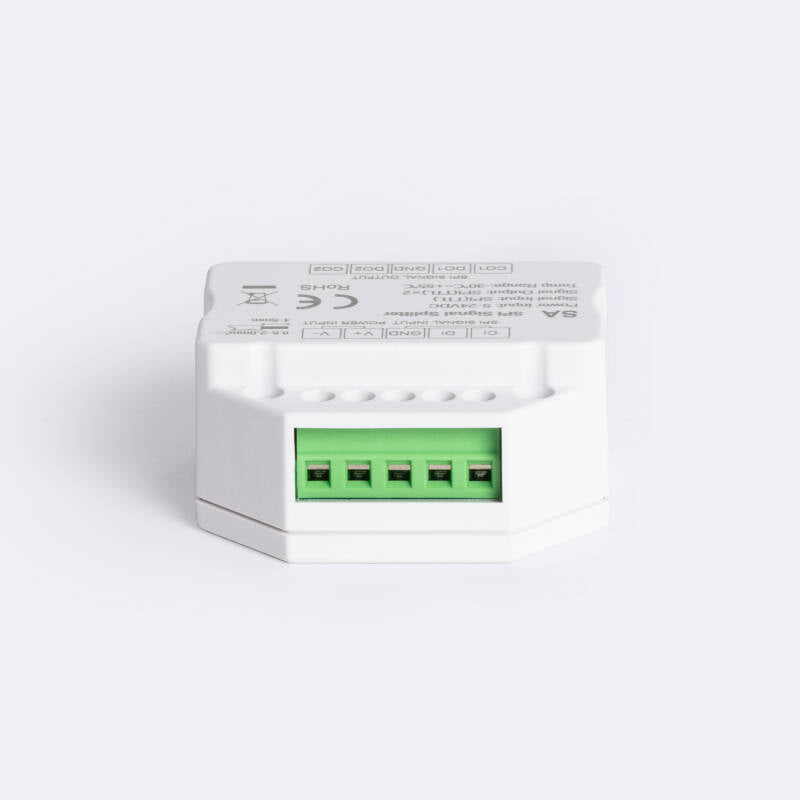 Splitter Divisor de Sinal Digital SPI Monocromático/RGB/RGBW 5-12-24V SKYDANCE SA