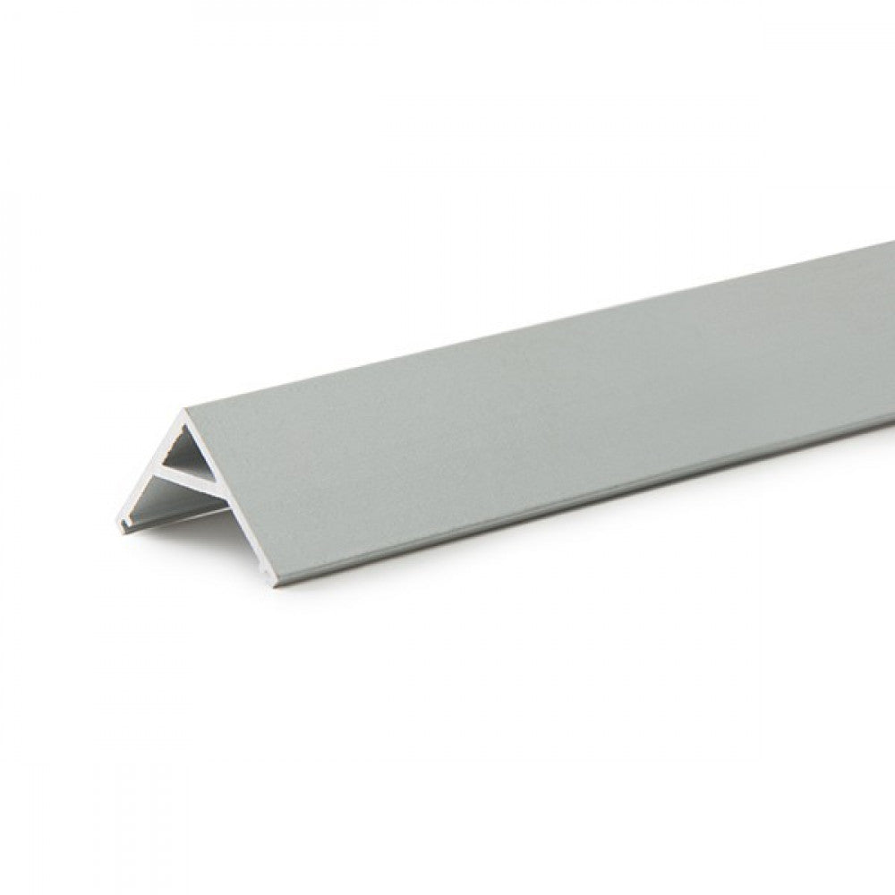 Perfil Alumínio Para A Tira LED Led Instalação Cantos - Difusor Leitoso X 2M