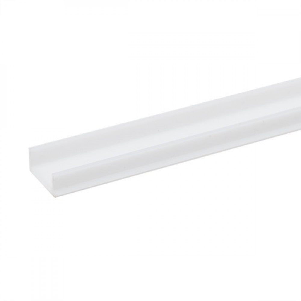 Pacote 2 Perfil de Alumínio Para Leds Difusor Leitoso Tira LED 2M