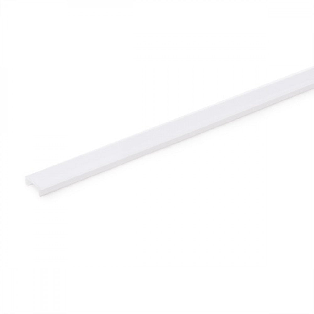 Perfil Iluminação Escadas - Borrachas Antiderrapantes - Difusor Leitoso X 1M