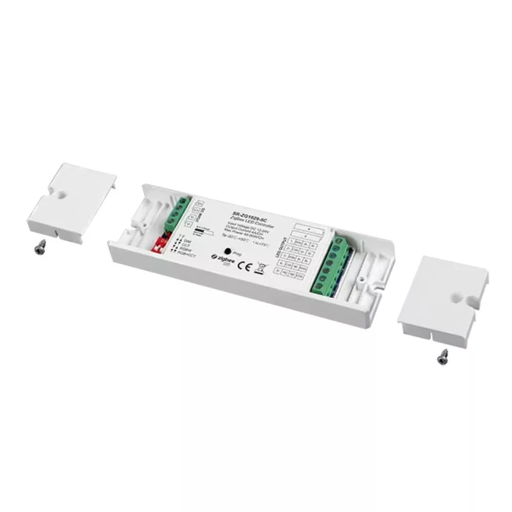 Sunricher 4-in-1 Zigbee RGBW / RGB CCT LED controller 4A/CH, DC12/24V (SR-ZG1029-5C)