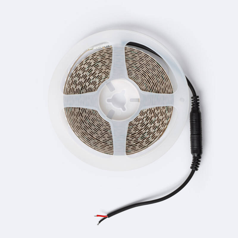 Fita LED 24V SMD 140 LED/m 5m 12W/m 1400lm/m Largura 8mm Corte 5cm IP20