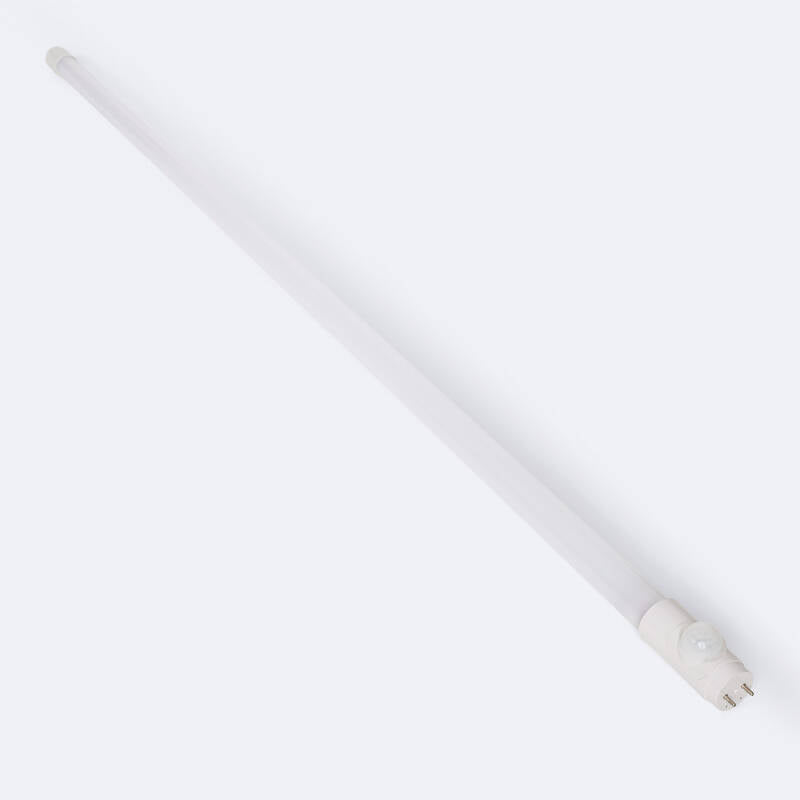 Tubo LED 120cm T8 G13 PC com detetor de movimento PIR Desligar total Conexão unilateral 18W 140lm/W
