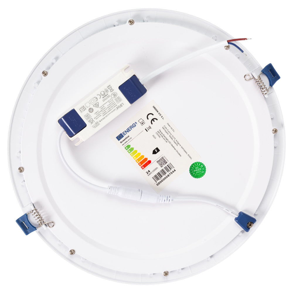 Downlight LED Slimline 24W 2.585Lm Driver Lifud Flicker Free IP20 30.000H