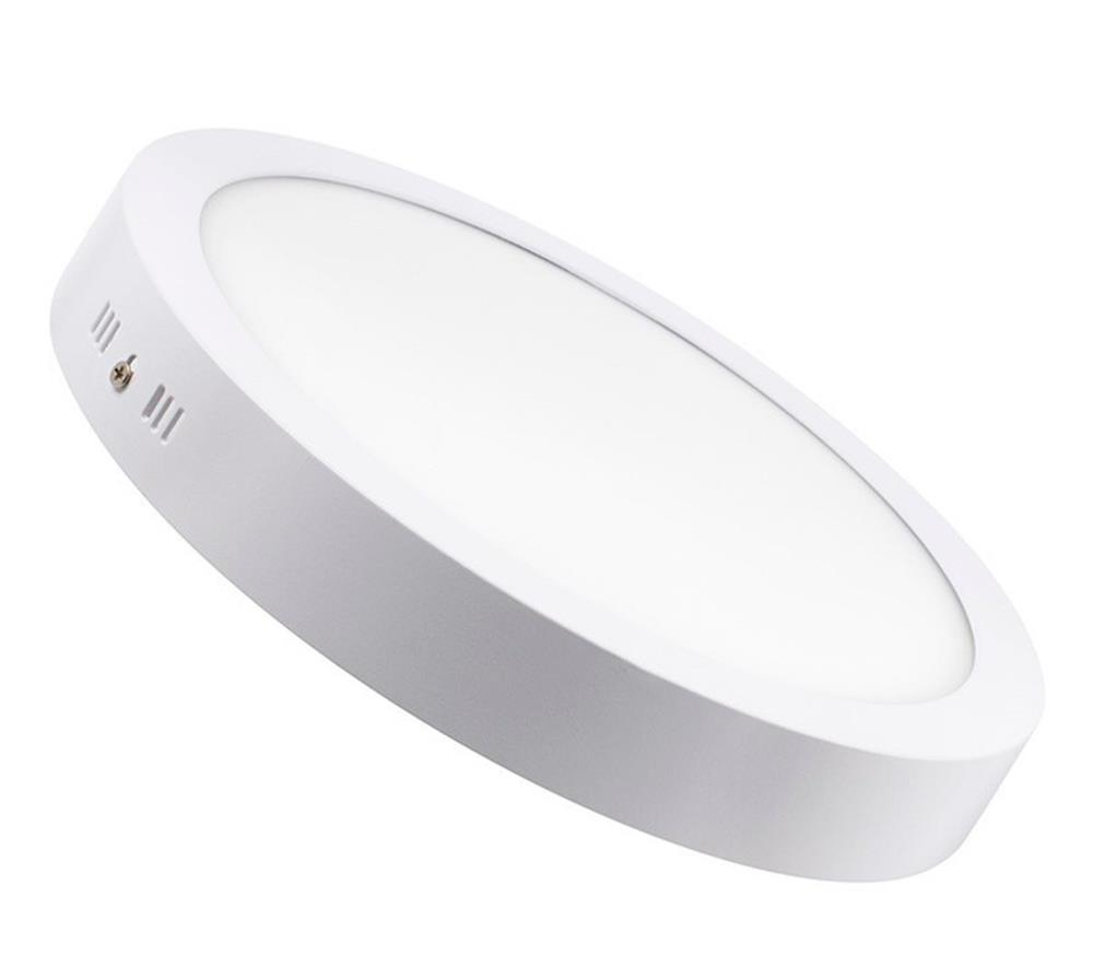 Painel LED 24w Saliente Redondo Branco - MaxLed