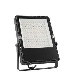 50W PROJETOR LED SMD PRETO 130LM/W 4000K 5 ANOS GARANTIA