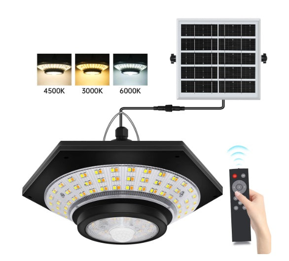 Luz LeD solar de teto com com 180LED e controle remoto