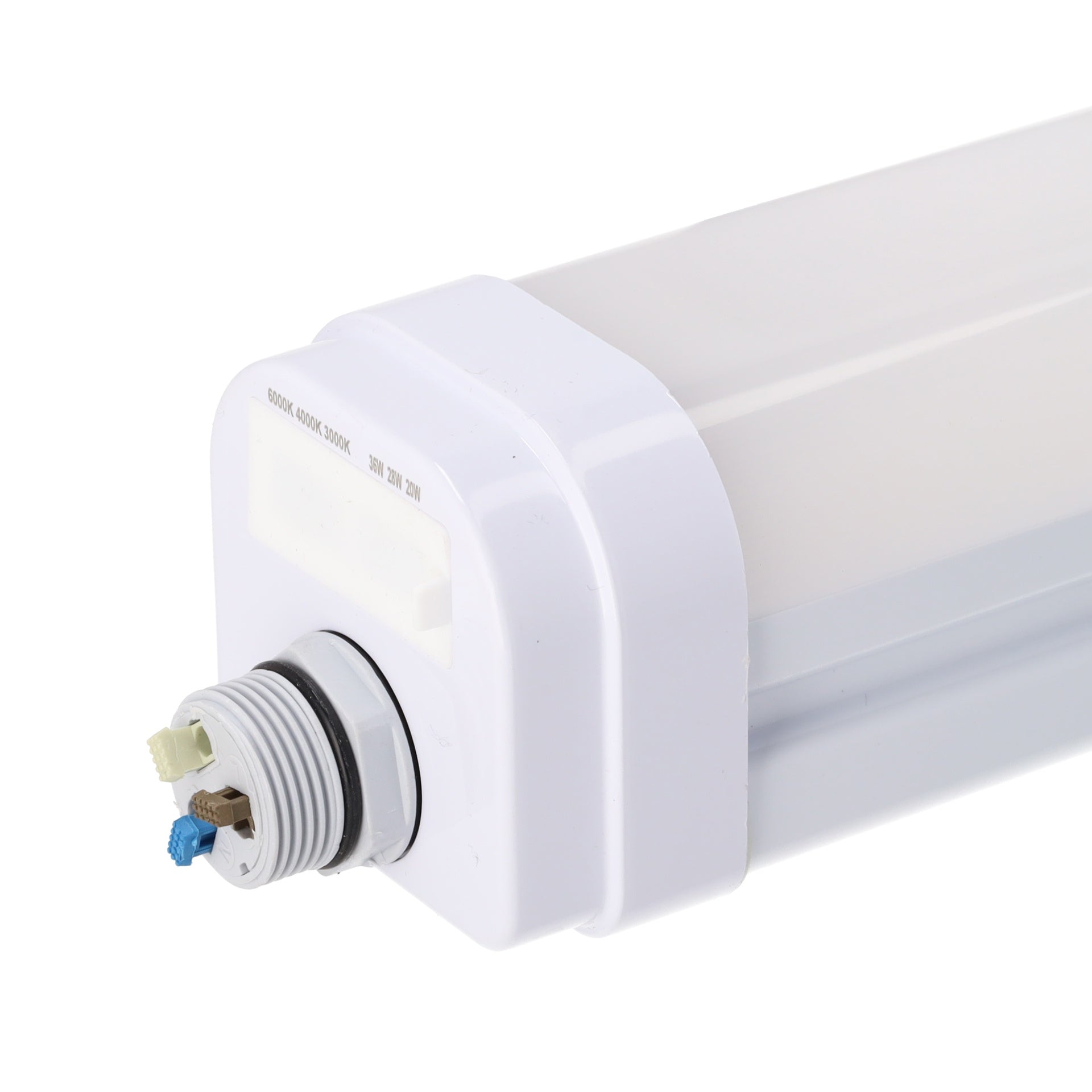 Philips IP66 Linkable Luminária LED à prova d'água 150Cm Potência ajustável (35/42 / 50W) 160Lm / W CCT Tom de luz ajustável 3/4