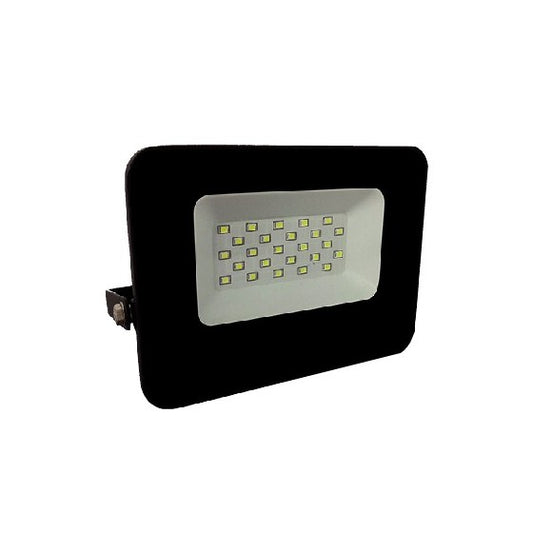 Projetor LED SMD 20W Preto 100lm/W 4500K