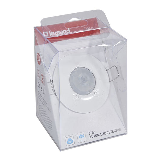 Detetor de movimento IV IP 41 360 instalação no teto encastrado BLISTER