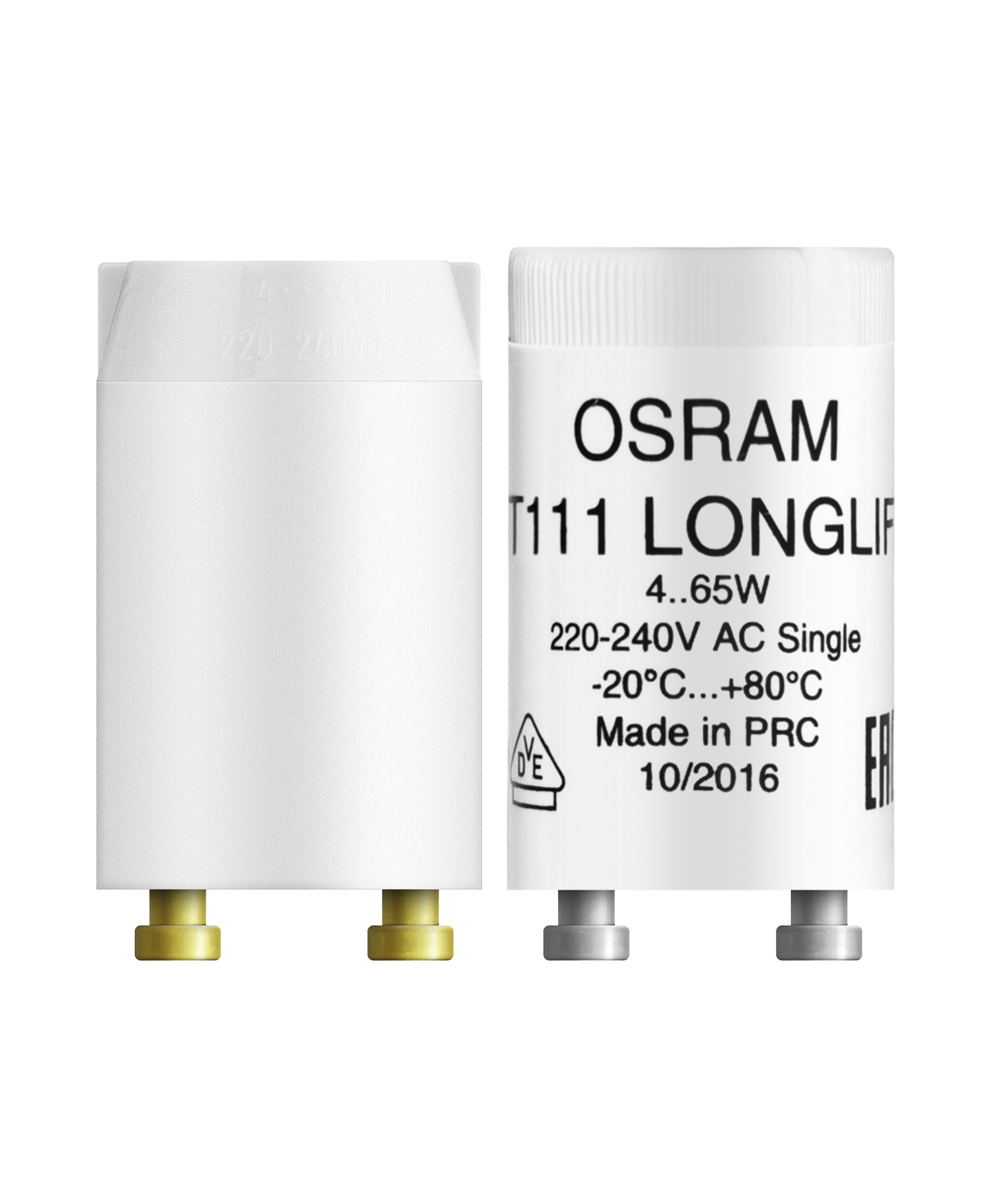 Starters for single operation at 230 V AC ST 111, ST 171, ST 173 111 LONGLIFE