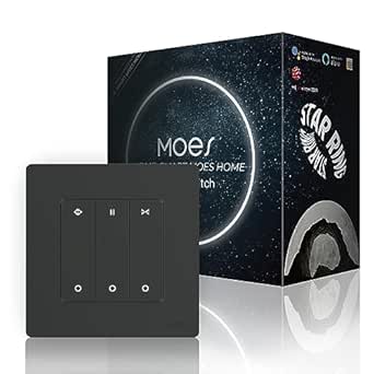 MOES Interruptor de Persiana\Estores Zigbee - Série Star Ring