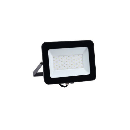 Projetor LED SMD 50W 100lm/W 3000K Preto
