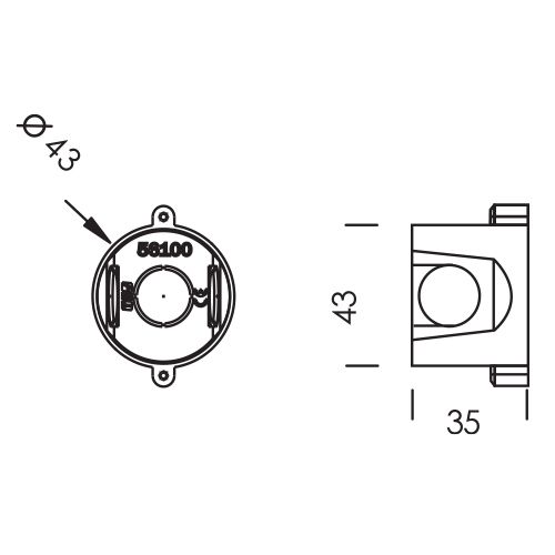 Caixa Aparelhagem Apliques TEV 56100