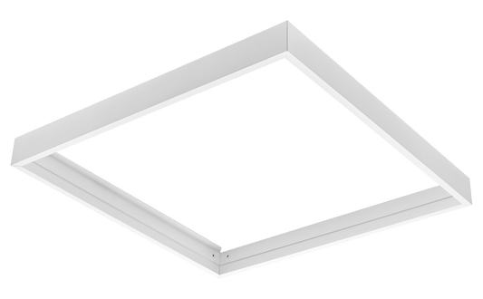 LEDPanelRc2 Sq600-Superfície-Kit-WH
