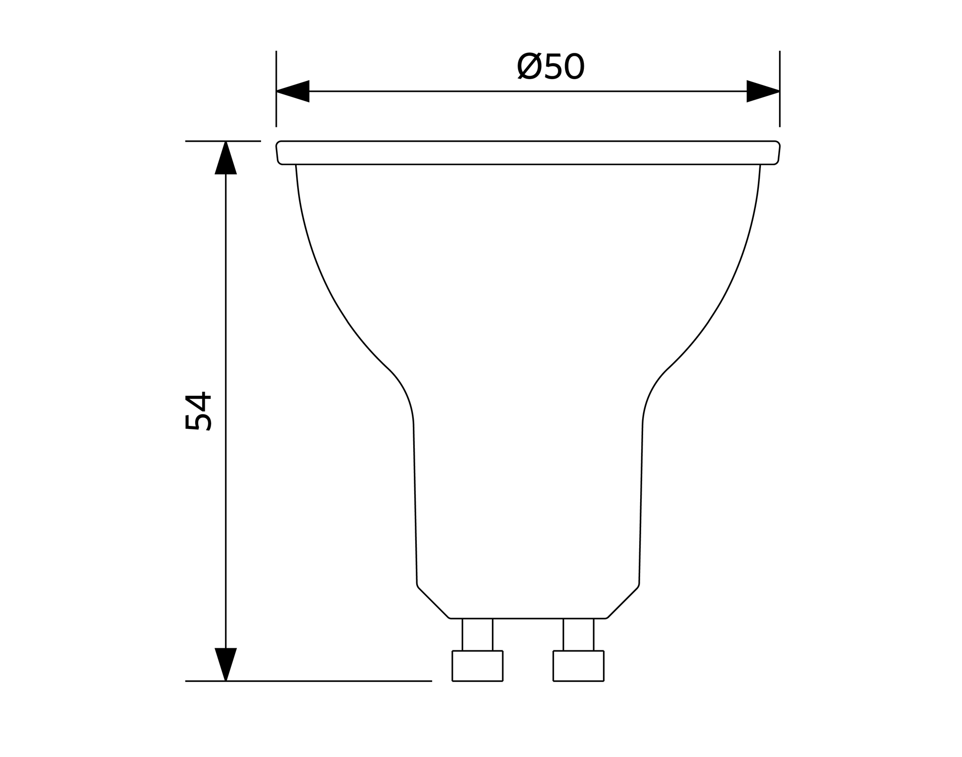 LED-E-GU10-52W-4000K-36D-DIM