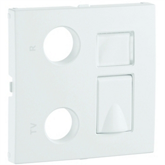 Centro p/ Tomada Mista R-TV/RJ45/FO 90774T Efapel