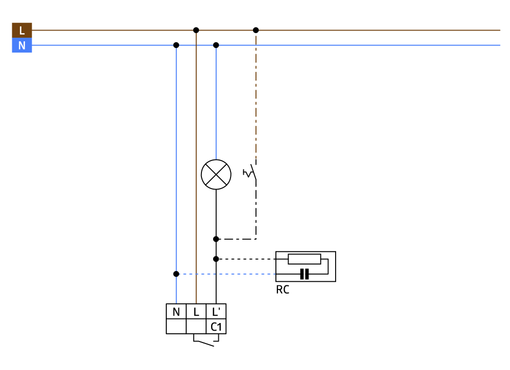 BEG 92144 PD4N-1C-SM Detetor de movimento Montagem no tecto