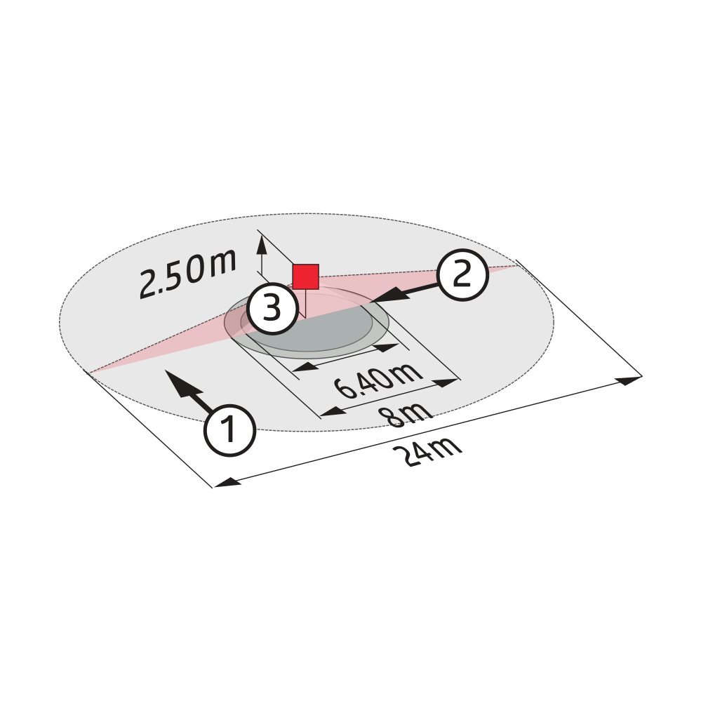 BEG 92149 PD4N-1C-FC Detetor de movimento Montagem no tecto