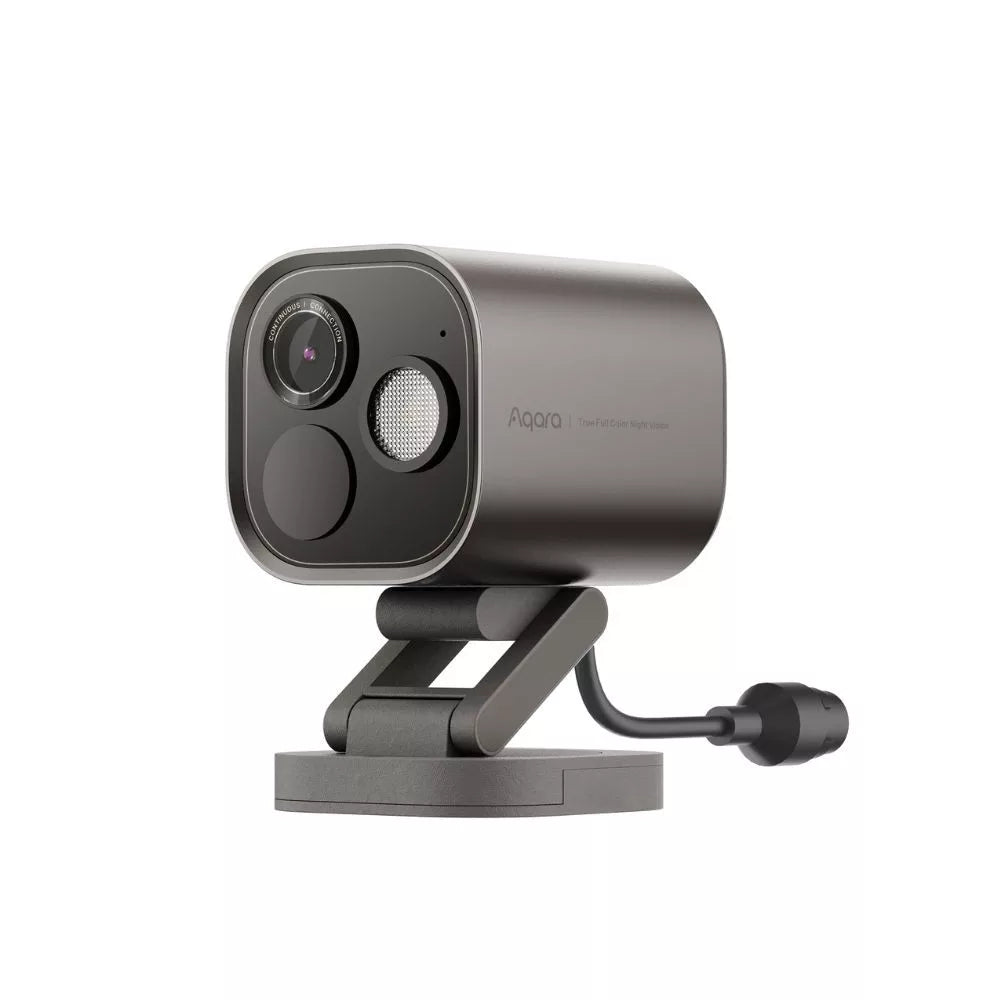 Aqara G5 Pro Camera hub, HomeKit Secure Video compatible camera com built-in Zigbee and Thread gateway, POE version, grey