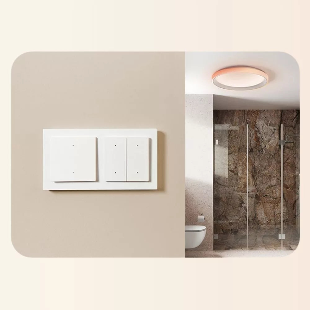 Aqara Light Switch H2 EU - 1 channel / 2 buttons smart Zigbee + Thread parede switch