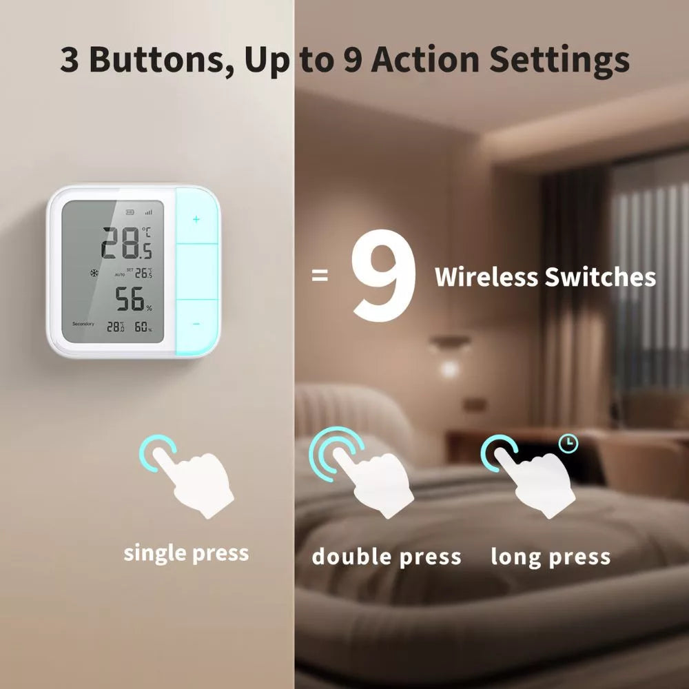 Aqara W100 wireless climate sensor, Zigbee + Thread, Matter compatible (TH-S04D)
