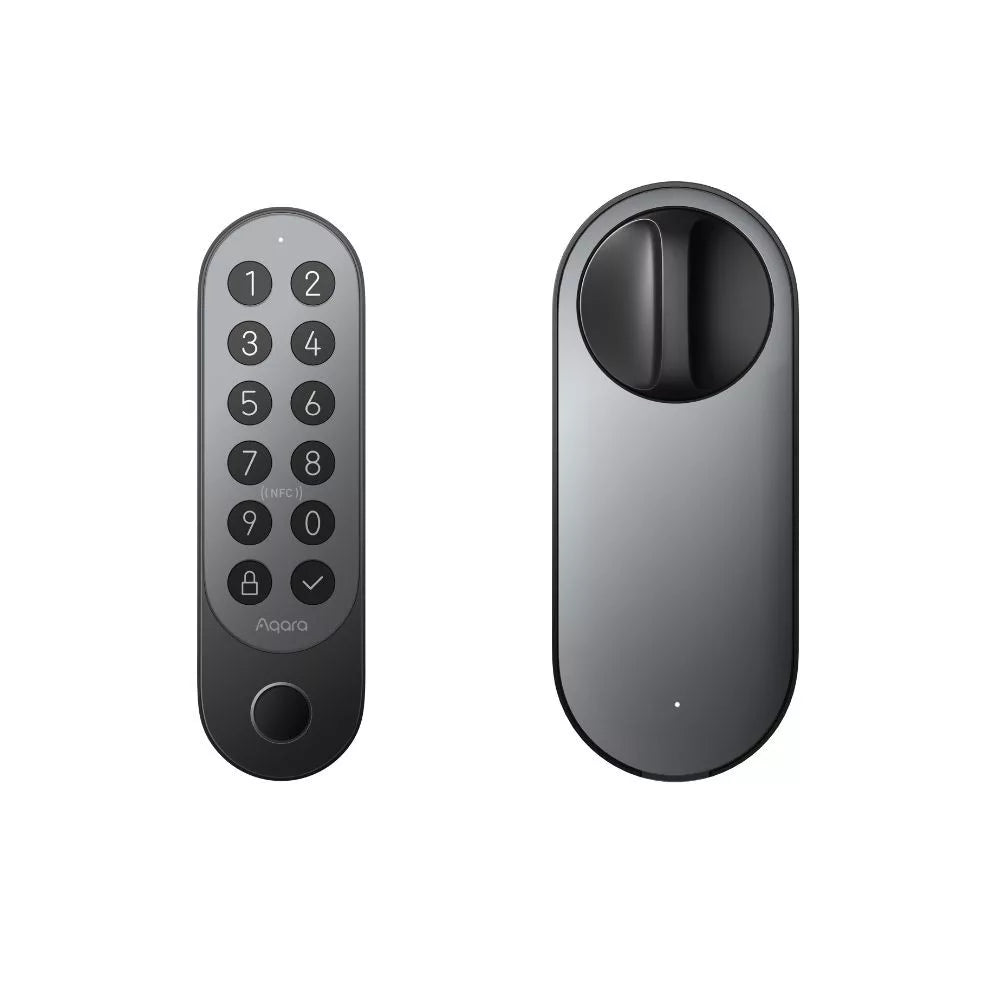 Aqara U200 smart retrofit door lock, Matter compatible, preto
