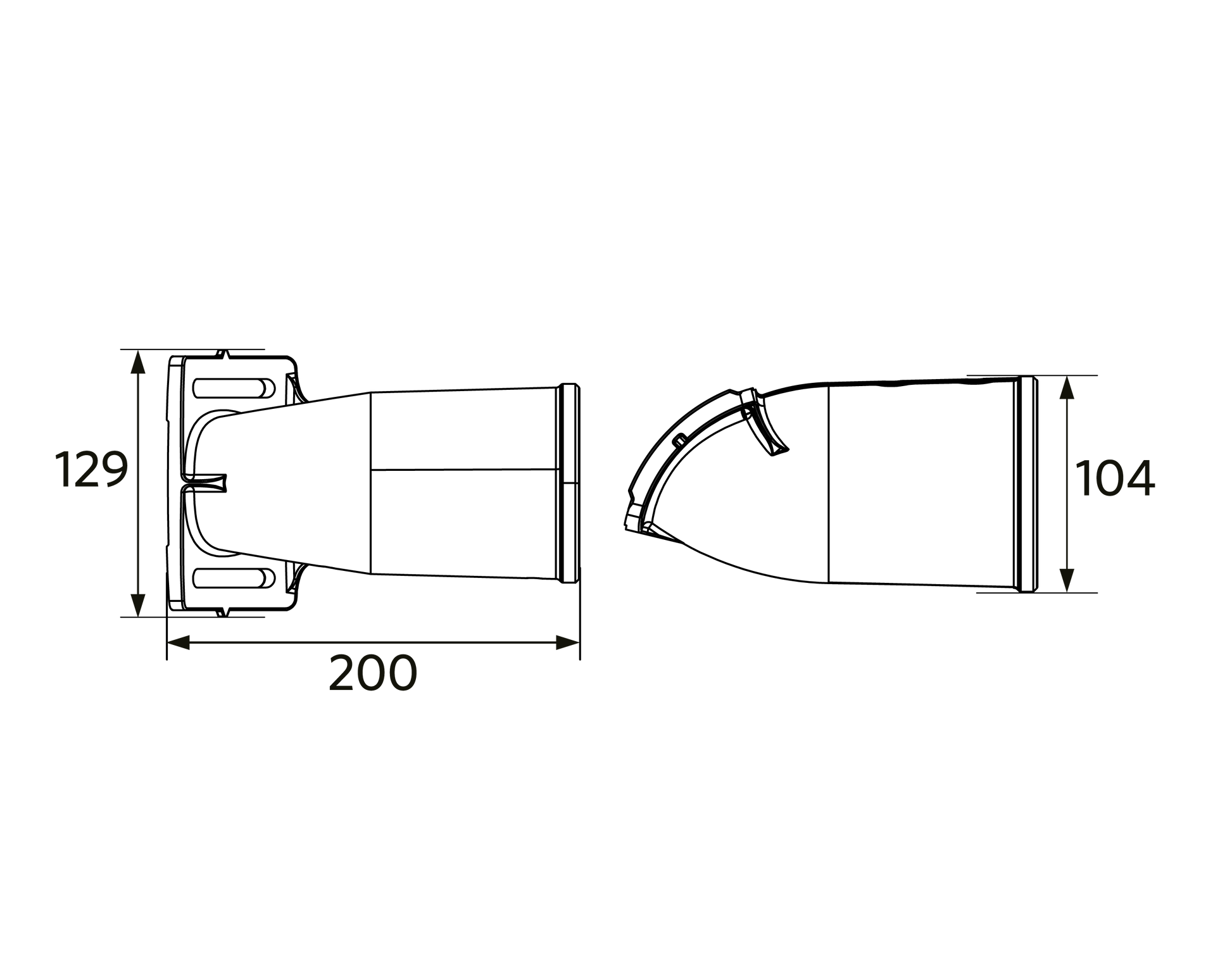 Pole Adapter-Road-St-P2-76mm