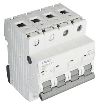Disjuntor MT 4 Polos 4,5kA 20A Curva C (551204CP - EFAPEL)