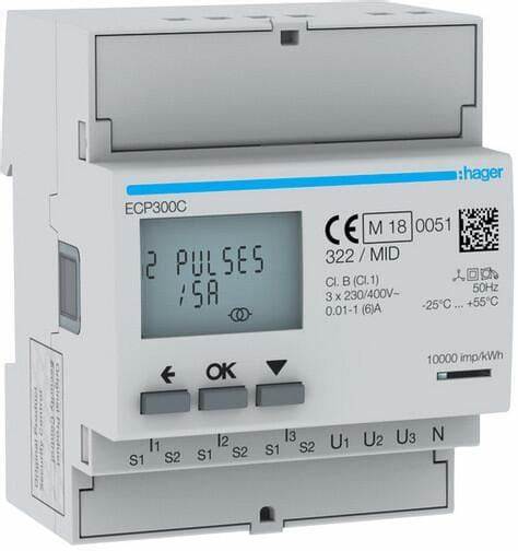 CENTRAL MEDIDA 3F TI 1-5A 4M SO MID - ECP300C