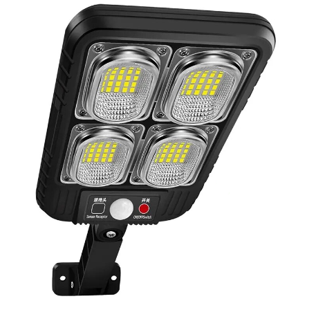 Luz LeD solar com 100LED regulável com controle remoto