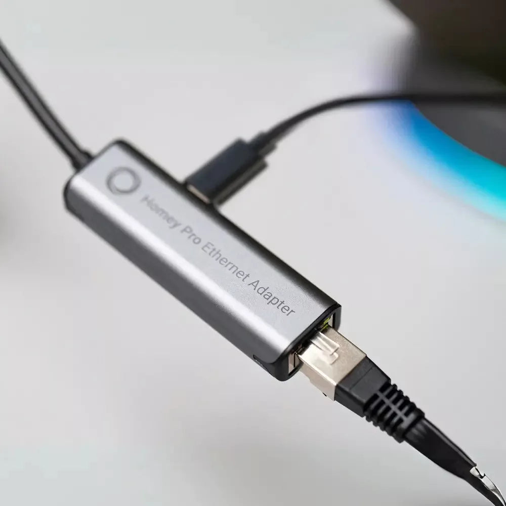 Homey Pro Ethernet adapter (accessory to Homey Pro hub)