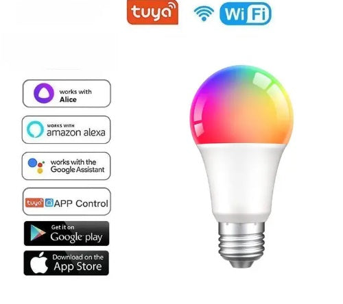 Lâmpada E27 15W wifi app tuya