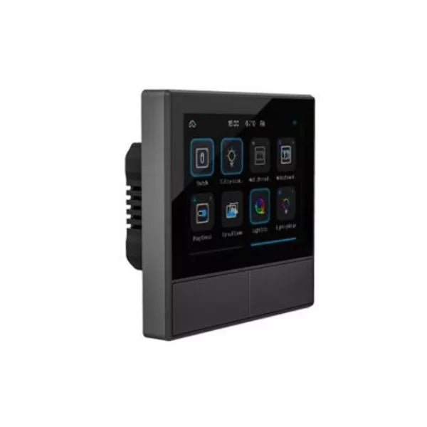 Sonoff NSPanel 2-gang smart WiFi parede switch com LED painel, thermostat and smart scene switch feature