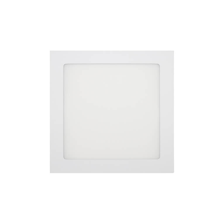 Painel Led de encastrar  6W 4000K Aluminio Branco -  480LM - Ref: 12123