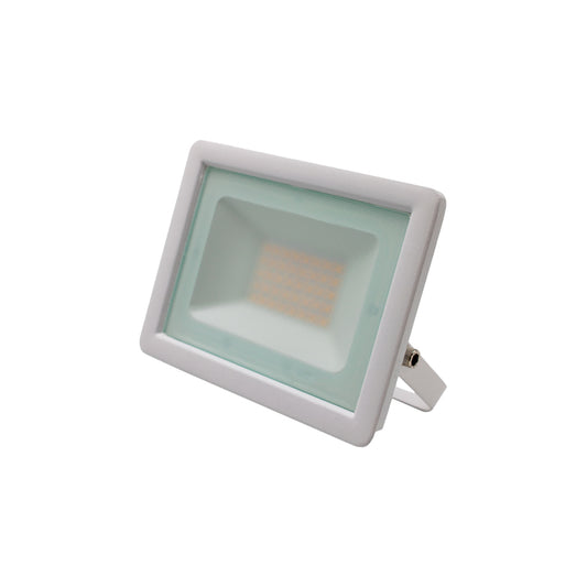 Projetor LED Slim Branco -3000K-  MaxLed