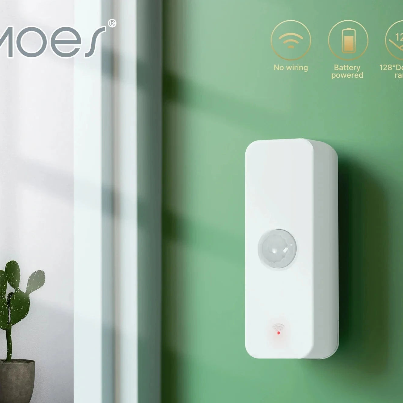 Sensor de movimento zigbee Moes