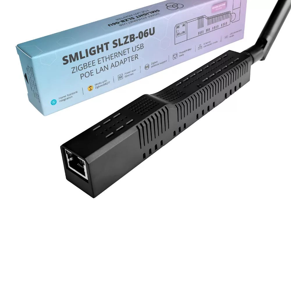 SMLIGHT SLZB-06U – Zigbee, Ethernet, PoE, USB, Wi-Fi adapter (CC2652P)