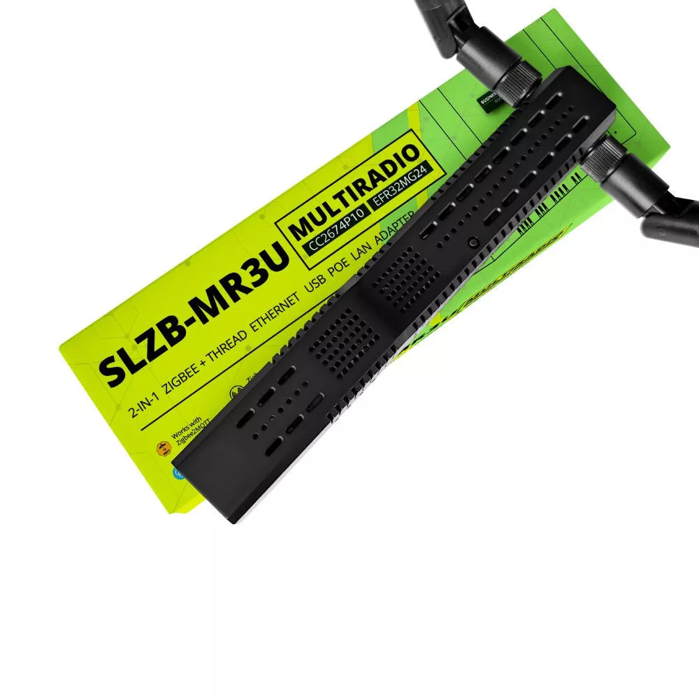 SMLIGHT SLZB-MR3U – Zigbee, Thread, Ethernet, PoE LAN, USB WiFi adapter (CC2674P10 + EFR32MG24)