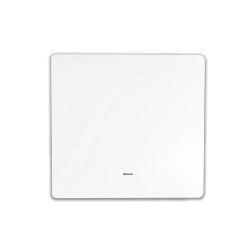 SmartWise BEREM1 Bluetooth (eWeLink-Remote) wireless switch com 1 button, branco push button front painel